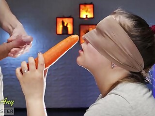 The taste game ended for the naive bitch with a juicy cumshot