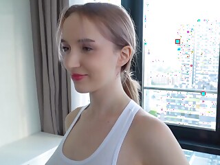 Polly Yangs Hot Threesome Double Blowjob Session